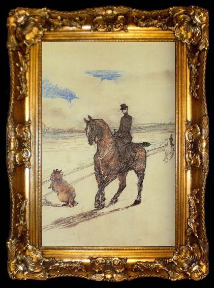 framed  Henri de toulouse-lautrec Amazone, ta009-2